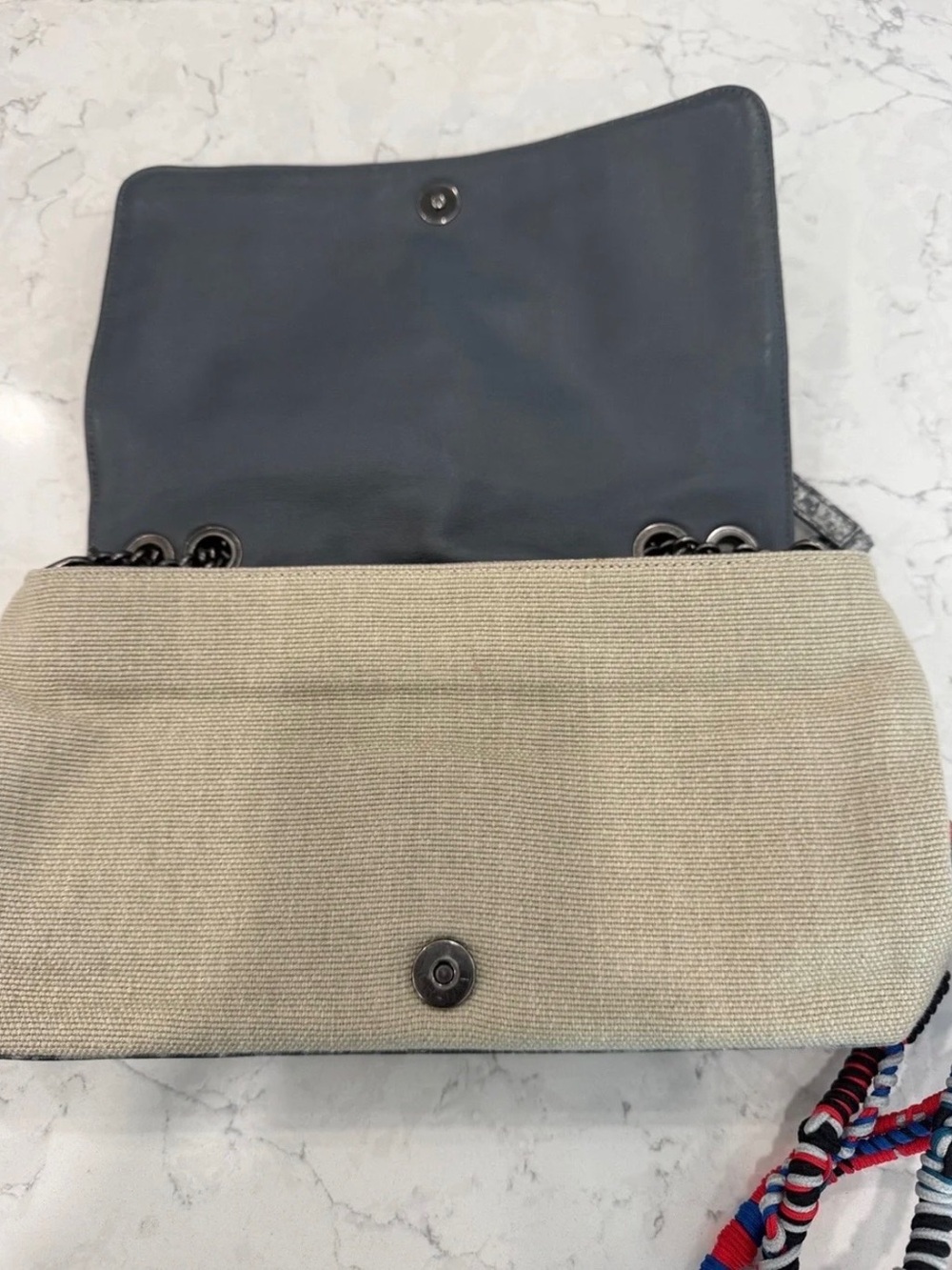 Chanel Tromp L’Oeil Canvas Graffiti Art School Boy Bag - Picture 6 of 8